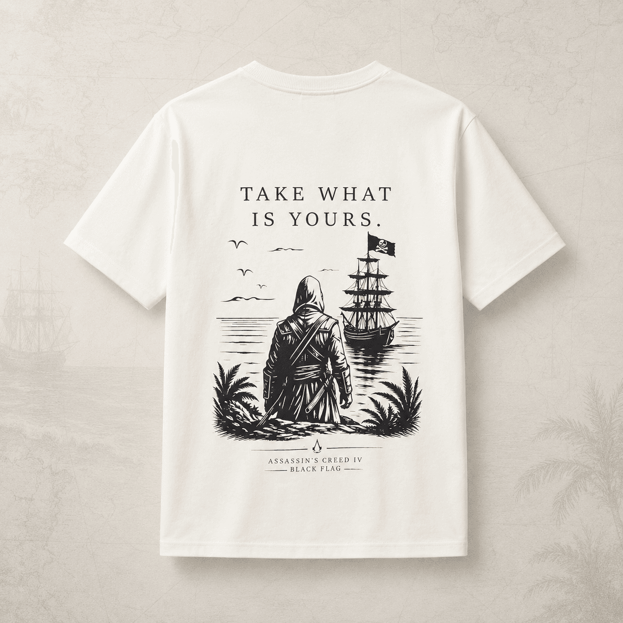 Camiseta Take What Is Yours - AC IV Black Flag